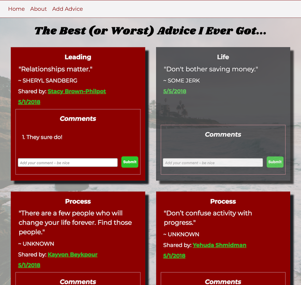 best or worst advice desktop